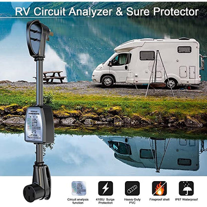 RV 50AMP SURGE PROTECTOR POWSAF